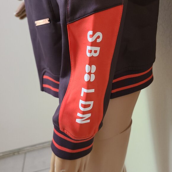 NEW NWT! SWEATY BETTER CRAFT TRACK TOP VARSITY TRACK JACKET ATHLEISURE sz S - Picture 7 of 9